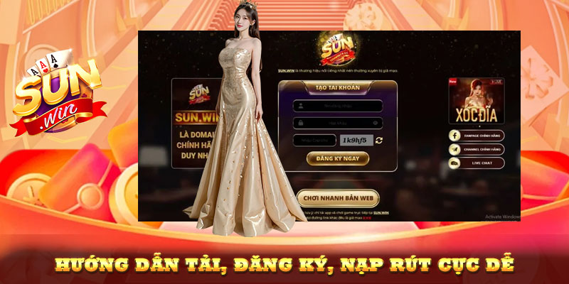 Cách tải app, đăng ký, nạp rút chỉ trong tích tắc
